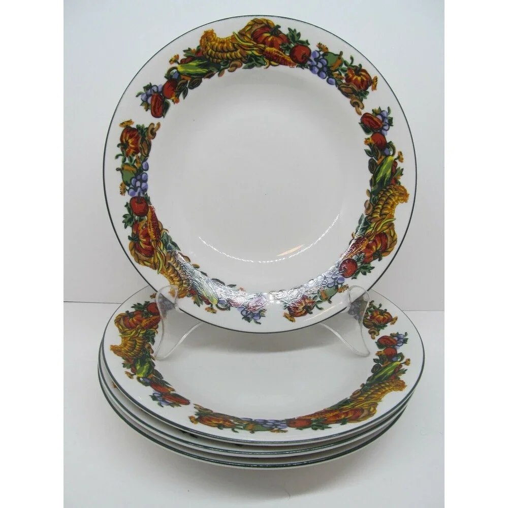 Pilgrams Harvest American Atelier Soup Bowls bundle of 4